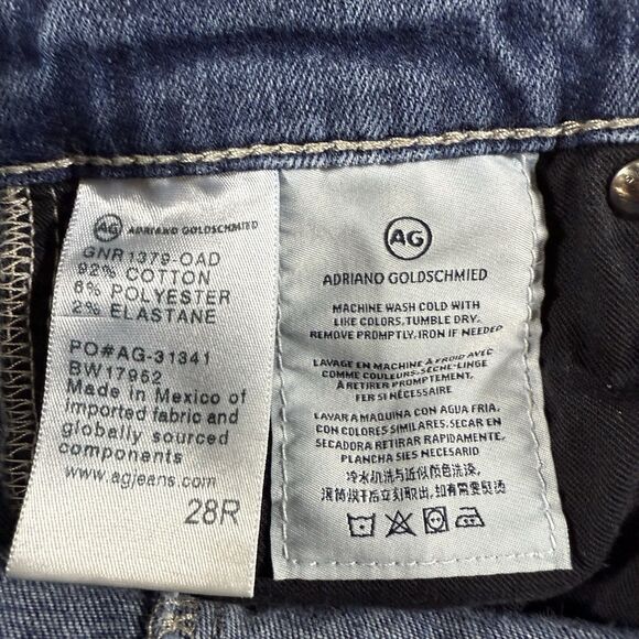 AG Adriano Goldschmied Farrah Mid Rise Skinny Jeans Women's Size 28 Regular - Picture 4 of 6